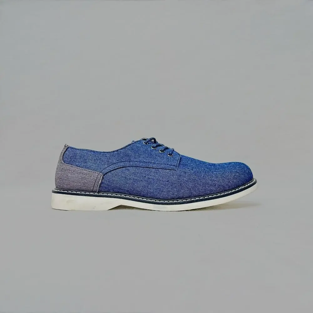 London Fog Men’s Blue Oxford Casual Shoes - Size 11